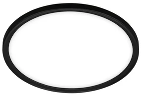 Briloner 3642-415 - LED Kúpeľňové stropné svietidlo SLIM LED/19W/230V IP44 čierna BL1191