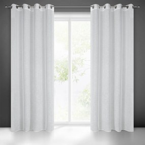ZÁCLONA NA KRÚŽKOCH LEXY 140X250 CM BIELA