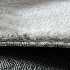 Dywany Łuszczów, Kusový koberec Visco Rabbit Silver 3 kruh, 120x120 (priemer) kruh, šedá, detská izba