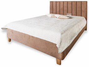 Posteľ čalúnená LUNEXA + lamelový rošt + matrac EMI