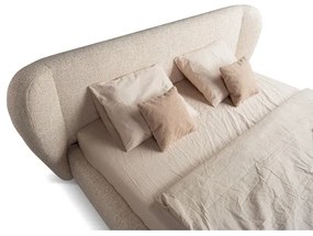 Čalúnená posteľ bez matraca DALIA 160x200 cm béžová