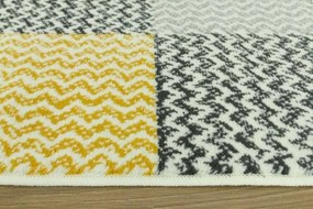 Koberec Luna 503568/89935 Patchwork žltý