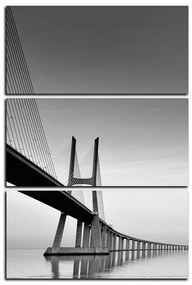 Obraz na plátne - Most Vasco da Gama - obdĺžnik 7245QB (105x70 cm)