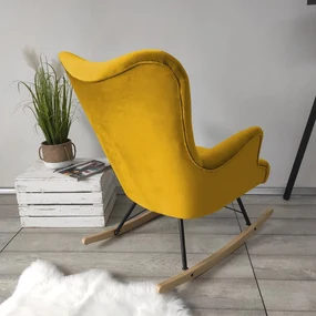 Hojdacie kreslo v škandinávskom štýle Blanco, Farby: Magic Velvet 2222