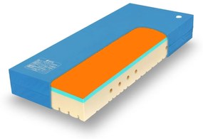 Tropico SUPER FOX VISCO Classic 24 cm POŤAH PU + FEST BOK - matrac pre domácu starostlivosť so spevnenými bokmi 85 x 220 cm, snímateľný poťah