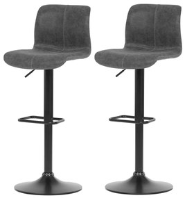 Sada barových stoličiek AUB-806 GREY3, 2 ks