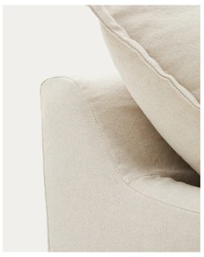 Béžová ľanová pohovka 230 cm Zenira – Kave Home