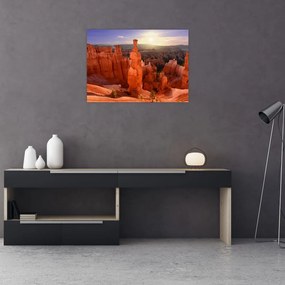 Sklenený obraz - Národný park Utah (70x50 cm)