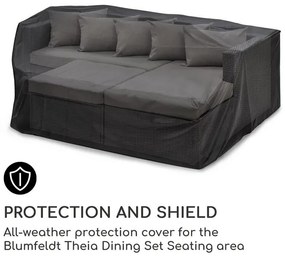 Theia Raincover, ochranný kryt, 100 % polyester, ochrana v každom počasí, čierny