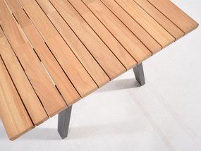 Ambassador Aprilla stolová súprava 1+6 antracit