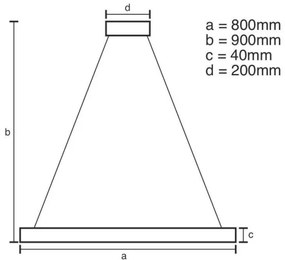 Brilagi - LED Stmievateľný luster na lanku CIRCLE LED/55W/230V 3000-6500K čierna +DO