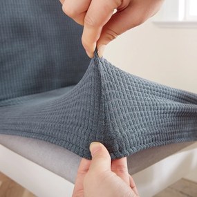 4Home Napínací poťah na stoličku Magic clean tmavosivá, súprava 2 ks