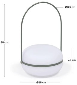 LED prenosné stmievateľné vonkajšie svietidlo na USB ø 18 cm Tea – Kave Home
