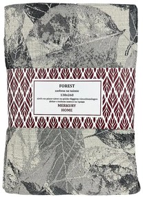 Záves Forest šedá na páske 138x260