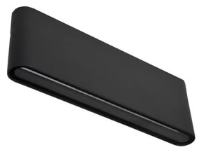 LED Vonkajšie nástenné svietidlo FLOW LED/9W/230V IP54 4000K čierna