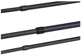 Kovový teleskopický stojan na topánky v čierno-prírodnej farbe Ecori – Wenko