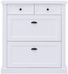 Skrinka na topánky Galia P01 biela