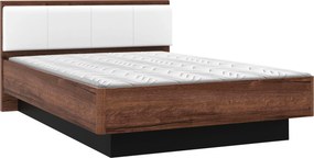 XXXLutz POSTEĽ, 120/200 cm čierna, biela, farba duba Carryhome - Postele - 000687018814