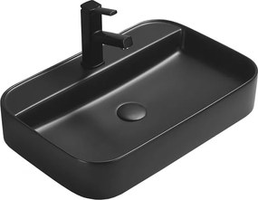 Mexen Sofia umývadlo na dosku 60 x 40 cm, čierna mat - 22156085