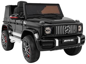 Detské elektrické autíčko Mercedes G63 AMG lakované -čierne