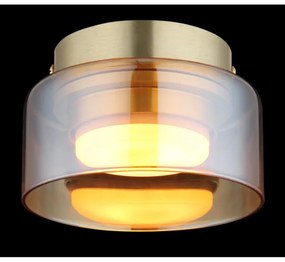 Globo 16055DG - LED Stropné svietidlo HIGGINS 1xGX53/6W/230V pr. 13 cm hnedá