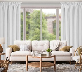 ZATEMŇOVACÍ ZÁVES (100%) NA PÁSKE SUZAN 135X270 CM STRIEBORNÁ