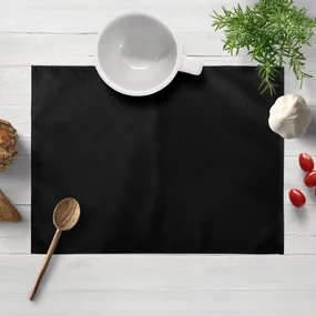 Biante Zamatové prestieranie na stôl SV-013 Čierne - 30x40 cm - SKLADOM