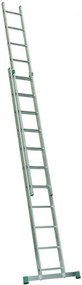 ALVE Rebrík hliníkový dvojdielny výsuvný 7213 PROFI EUROSTYL