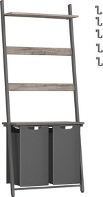 VASAGLE Kôš na bielizeň 92 l SONGMICS BLH221 Farba: sivá