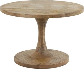 Okrúhly drevený bistro stolík Bicaba - Ø60*36 cm