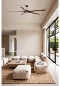 FARO 34190WT - Stropný ventilátor BIGWOOD XL borovica/čierna pr. 200 cm WT + DO