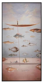Fisherman Boat obraz mix 60x120 cm