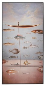 Fisherman Boat obraz mix 60x120 cm