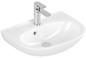 VILLEROY &amp; BOCH O.novo závesné umývadielko s otvorom, s prepadom, 500 x 380 mm, biela alpská, 43405001