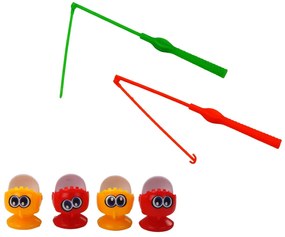 LEAN TOYS Arkádová hra – Rybolov v tvare dinosaura, zelený