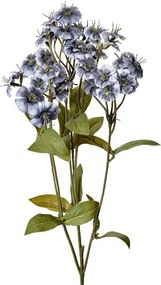 Dekorácia tmavo fialová umelá kvetina hvozdík - 8*8*63 cm
