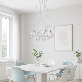 Toolight Toolight, závesné svietidlo 7xG9, MS021-7CP, chrómová, OSW-09635