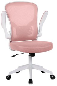 Detská otočná stolička Neoseat LEXI — látka, ružová