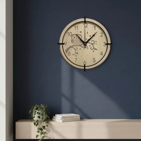 Detské hodiny Sova z javoru – tiché nástenné hodiny pre deti | SENTOP HDF0573-MAPLE