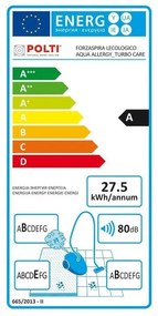 Vodný vysávač Polti Forzaspira Lecologico Aqua Allergy Turbo Care, čierna
