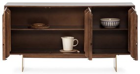 Hnedá komoda z mangového dreva 145x76x40 cm Trisha – MOME