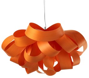 LZF Agatha Small závesná lampa, 78x76cm, oranžová