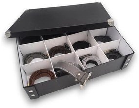 Zeller Present Triediaci organizér s priehradkami, na spodnú bielizeň, kravaty, opasky - TIE-BELT čierny