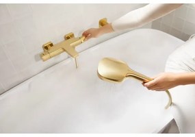 KFA Armatura 5756-910-31 - Sprchová súprava s termostatickou kartušovou batériou MALAGA, zlatá