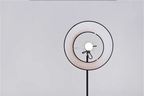 Dizajnová lampa Zyta čierne/strieborná