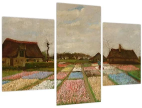 Obraz - Vincent van Gogh, Flower Beds in Holland, reprodukcia (90x60 cm)