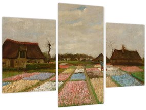 Obraz - Vincent van Gogh, Flower Beds in Holland, reprodukcia (90x60 cm)