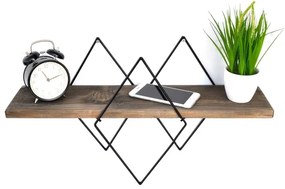 Nástenná polica 36x60 cm smrek