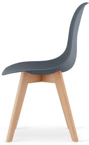 Set štyroch jedálenských stoličiek KITO bridlicový (4 ks)