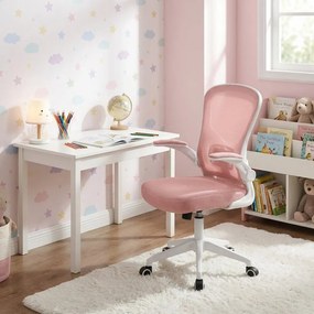 Detská otočná stolička Neoseat LEXI — látka, ružová